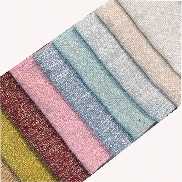 Möbeltyg i 100 % polyester och linneblandning för sofföverdrag