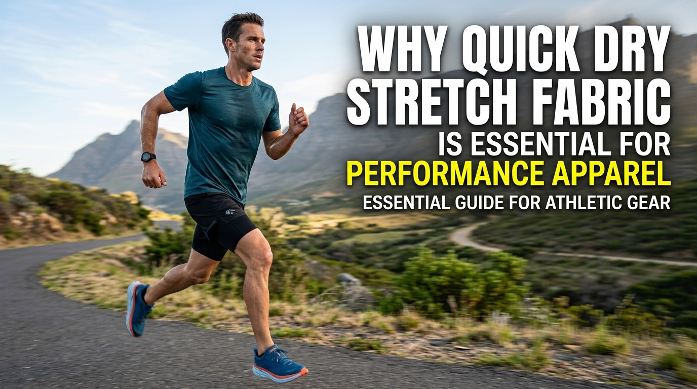 Varför Quick Dry Stretch Tyg är nödvändigt för prestandakläder