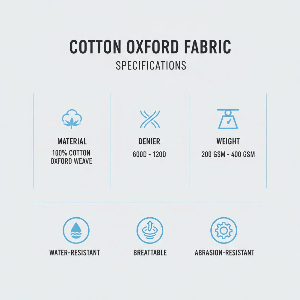 Cotton 420d Oxford Fabric