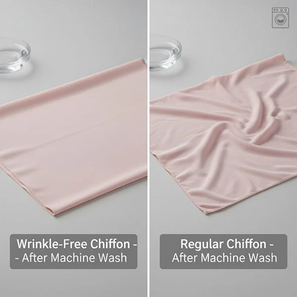 Wrinkle Free Chiffon Fabric