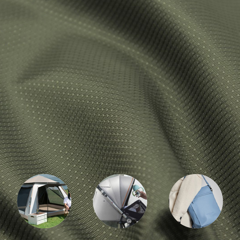 Polyester Jacquard Oxford tyg